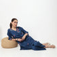 V-Neck Embroidered Straight Kurta