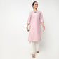 Embroidered Straight Kurta