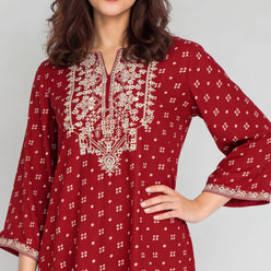 Printed Straight Kurta