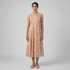 Cotton Printed V-Neck Kurta