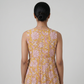 Cotton Printed V-Neck Kurta