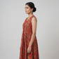 Printed V-Neck Kurta