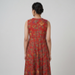 Printed V-Neck Kurta