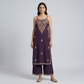 Embroidered Boat Neck Straight Kurta