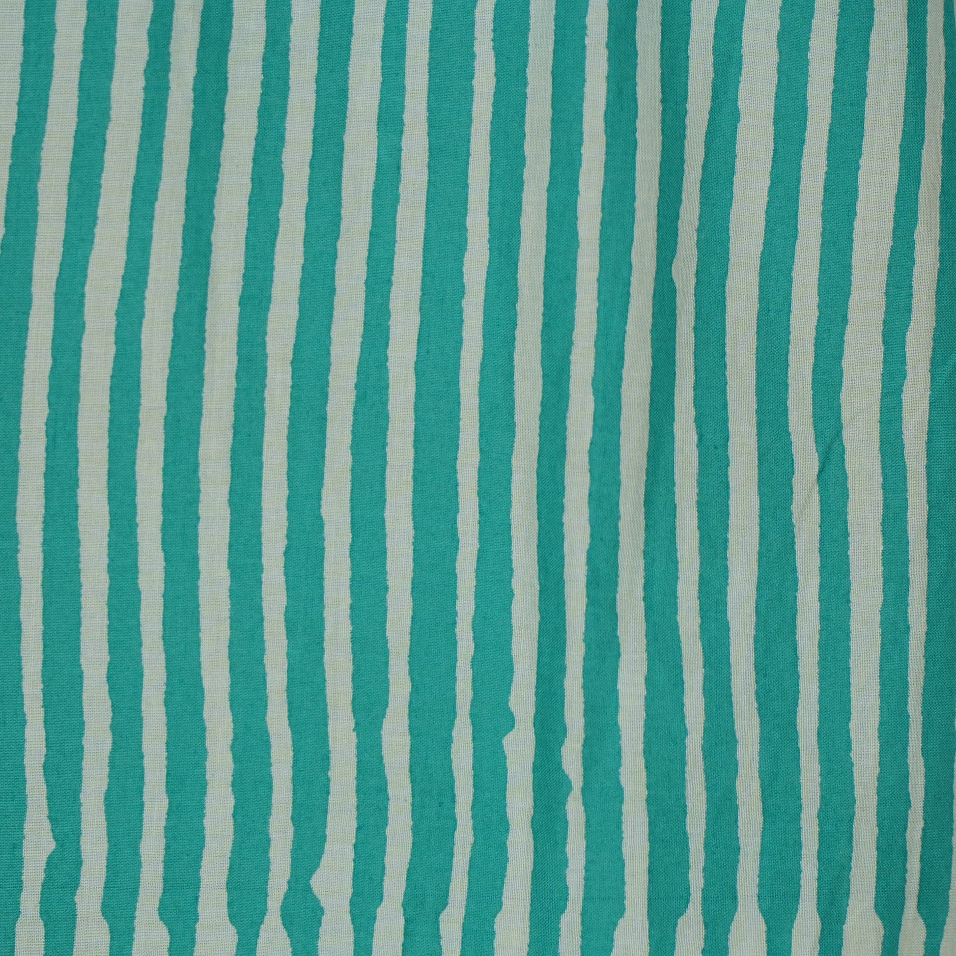 Cotton Striped V-Neck Straight Kurta