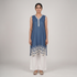 Embroidered V-Neck Kurta
