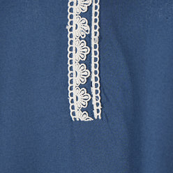 Embroidered V-Neck Kurta
