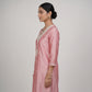 Embroidered V-Neck Straight Kurta