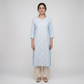Cotton Embroidered Straight Kurta
