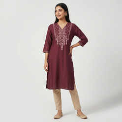 Solid Kurta