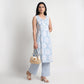 Cotton Printed Flared Kurta