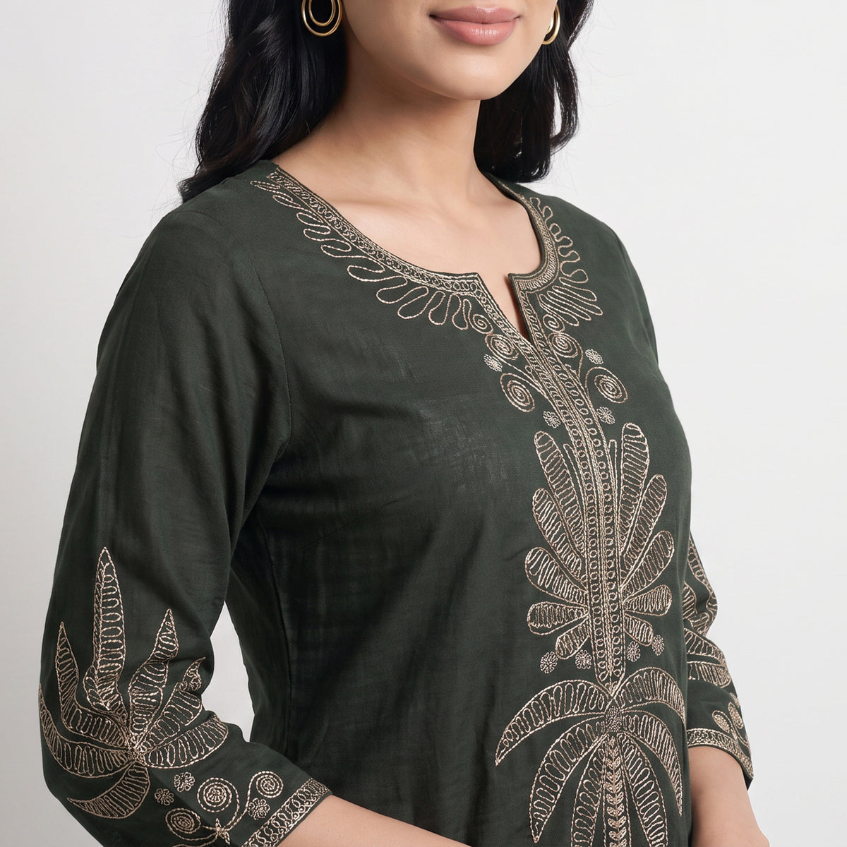 Solid Straight Kurta