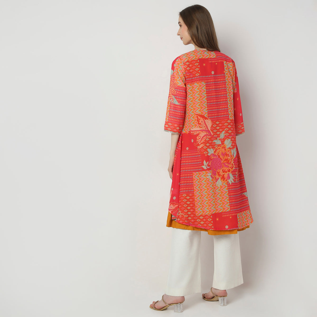 Flare Fit Printed Kurta