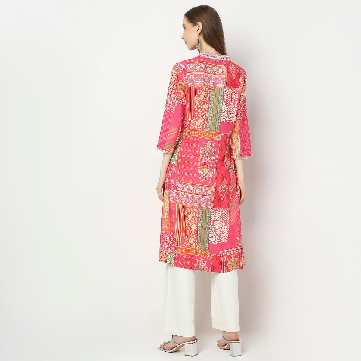 Flare Fit Printed Kurta