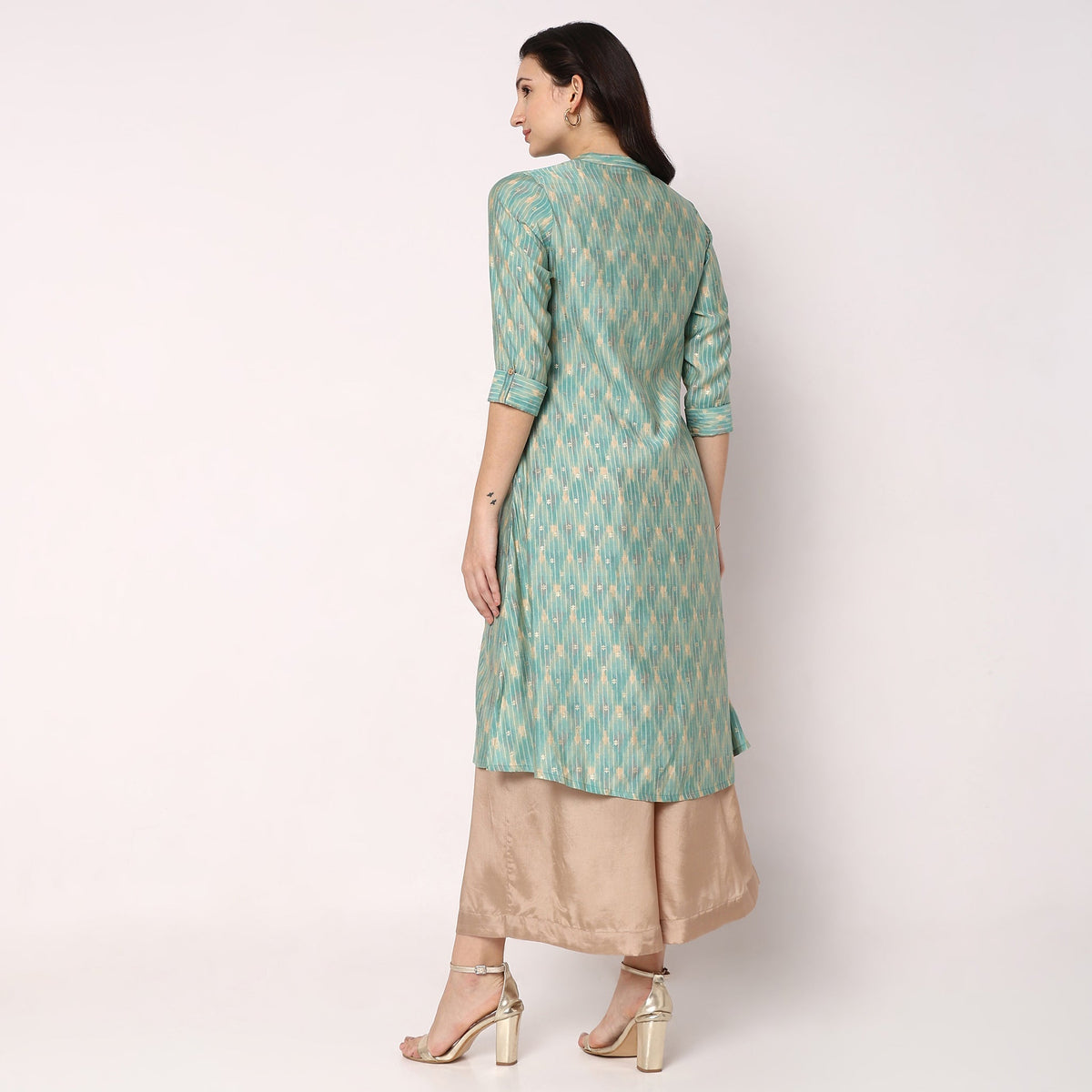 Flare Fit Printed Kurta