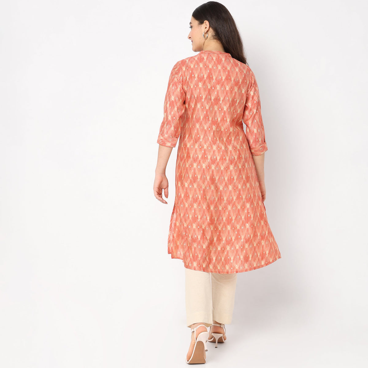 Flare Fit Printed Kurta