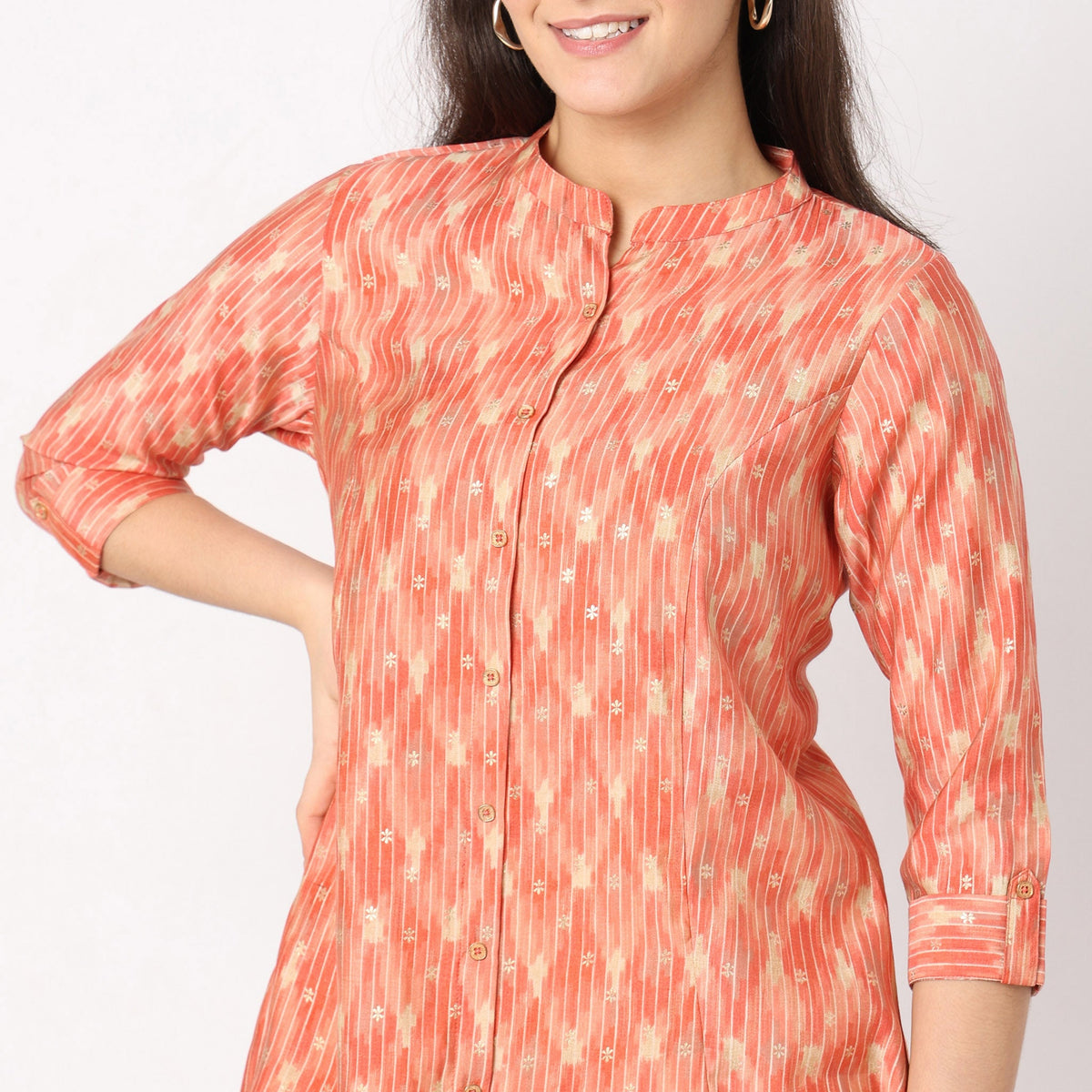 Flare Fit Printed Kurta