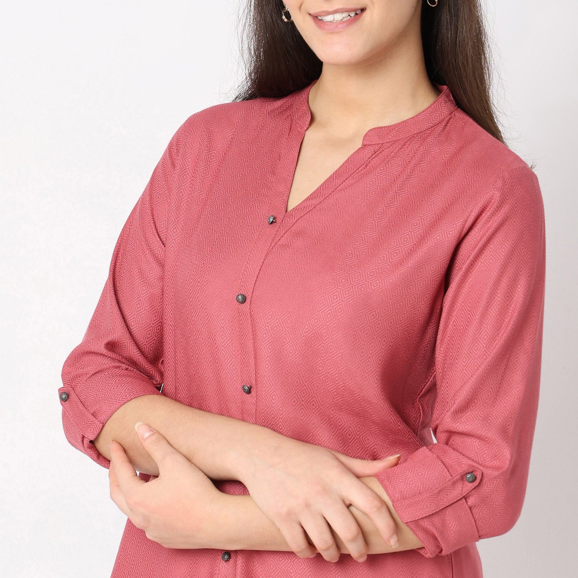 Flare Fit Printed Kurta