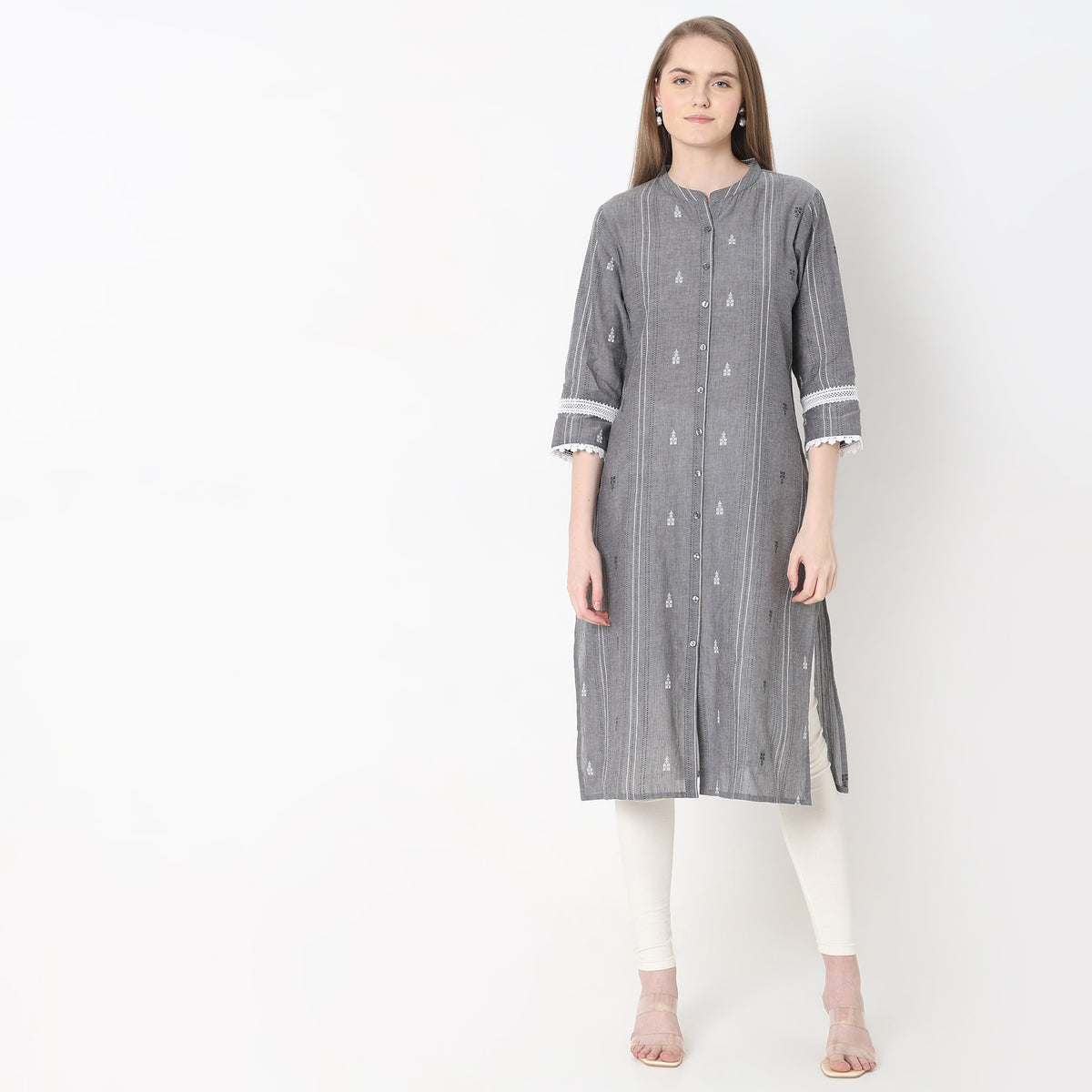 Flare Fit Printed Kurta