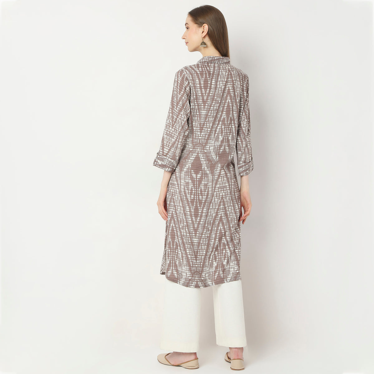 Straight Fit Printed Kurta