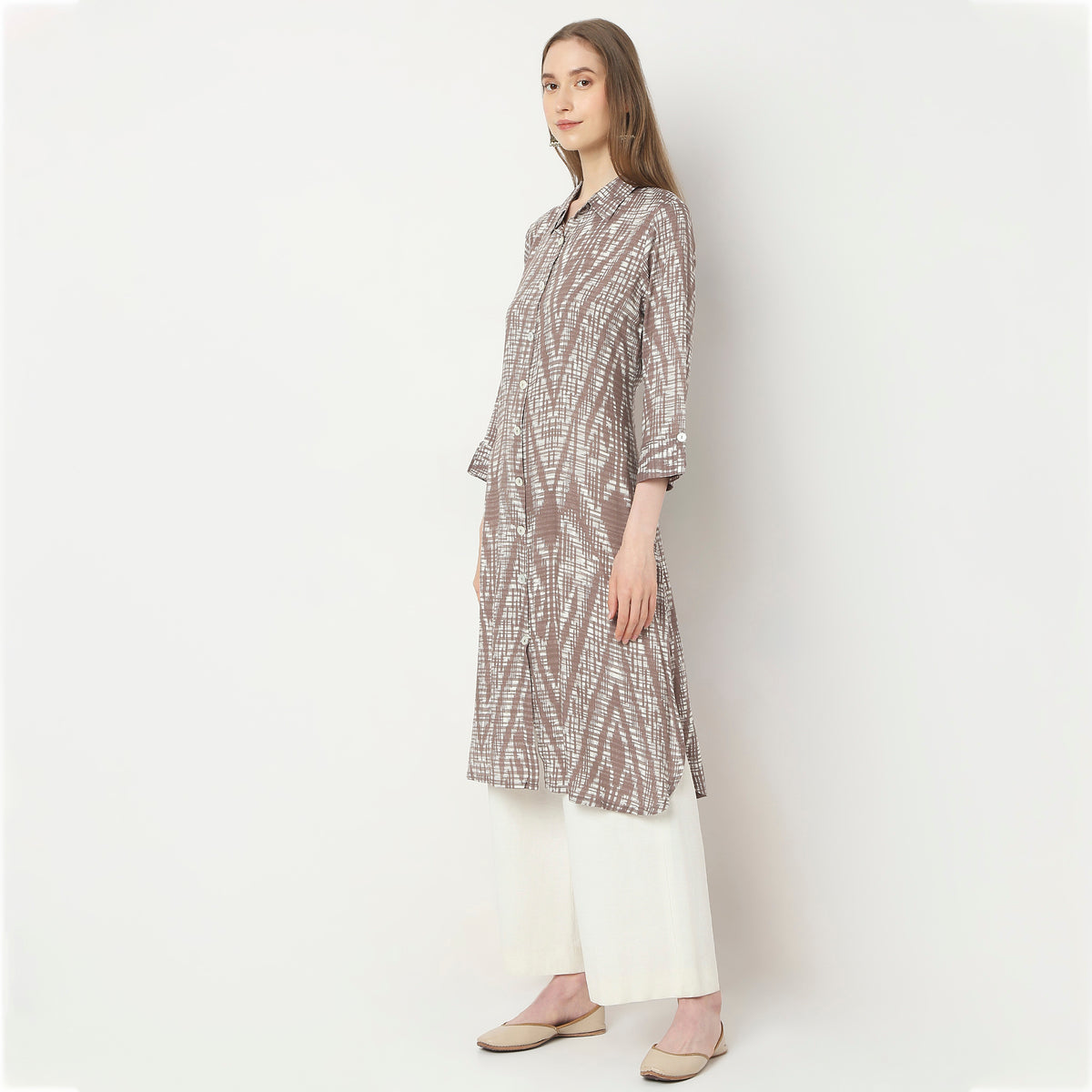 Straight Fit Printed Kurta