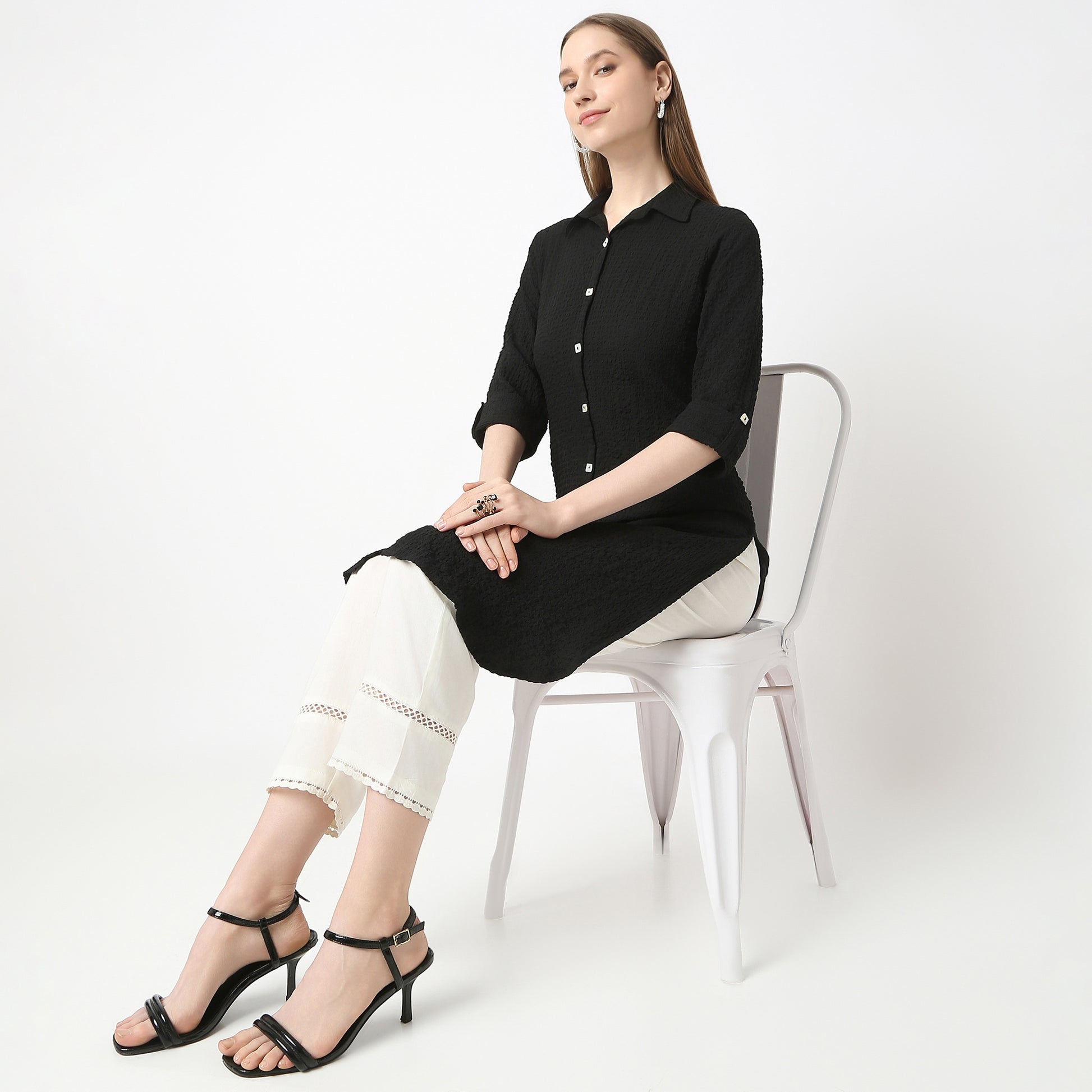 Straight Fit Printed Kurta