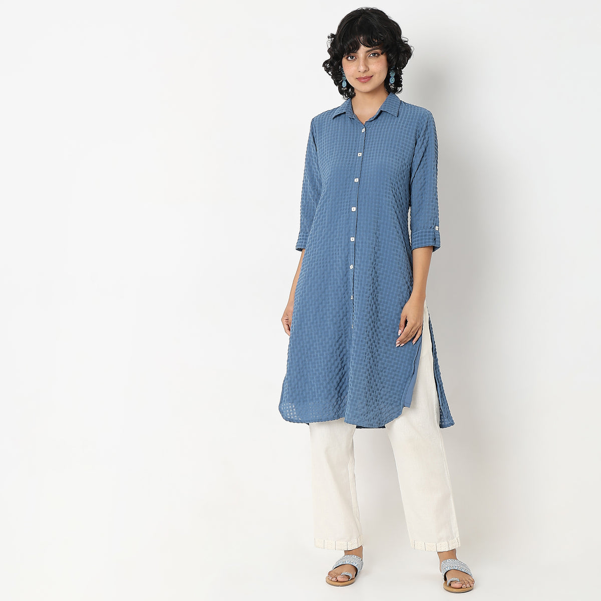 Straight Fit Printed Kurta