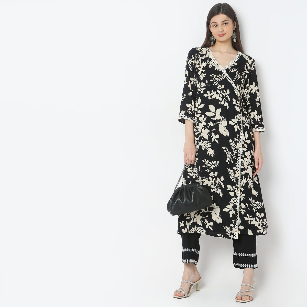 Flare Fit Printed Kurta