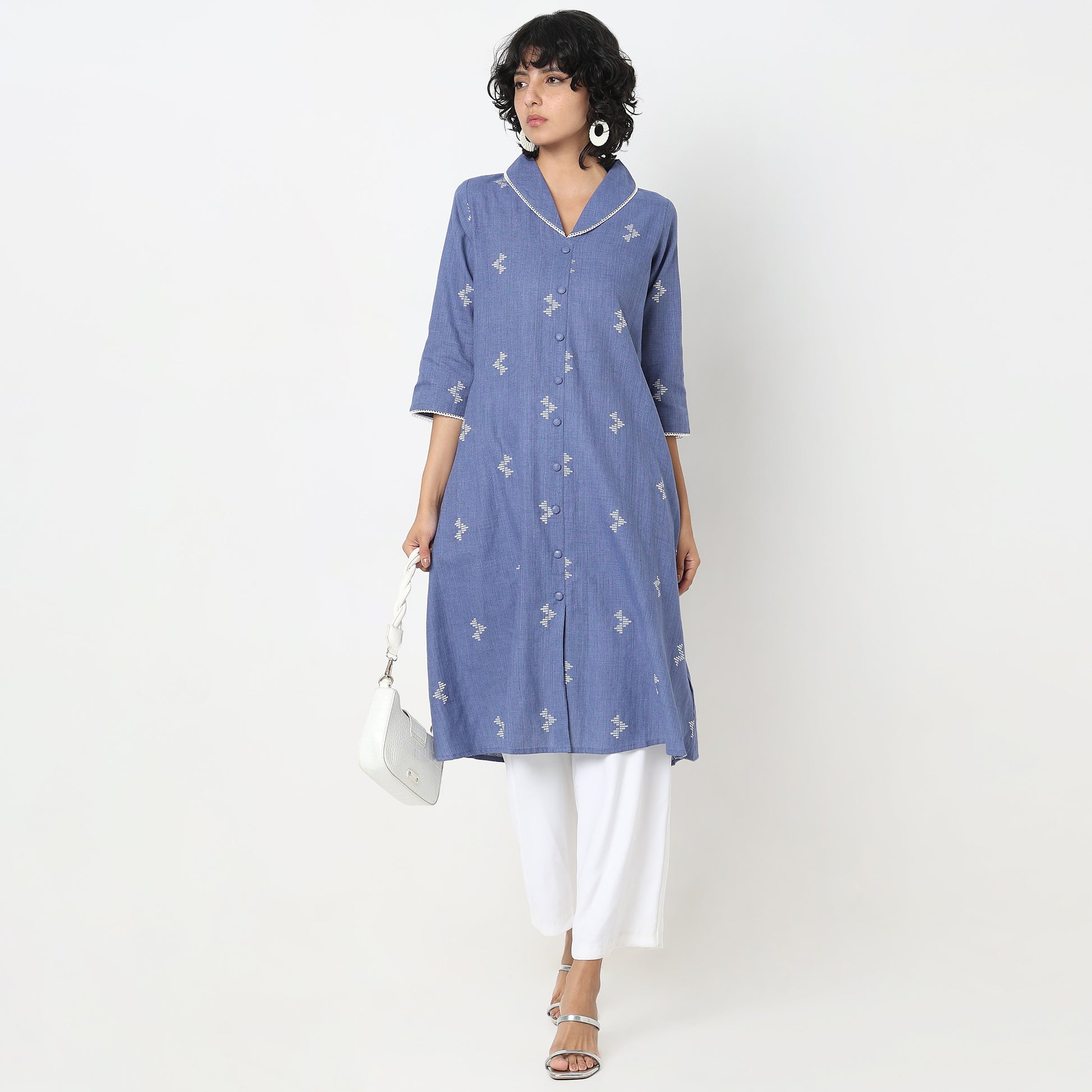 Straight Fit Printed Kurta