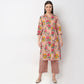 Straight Fit Printed Kurta with Pant Set