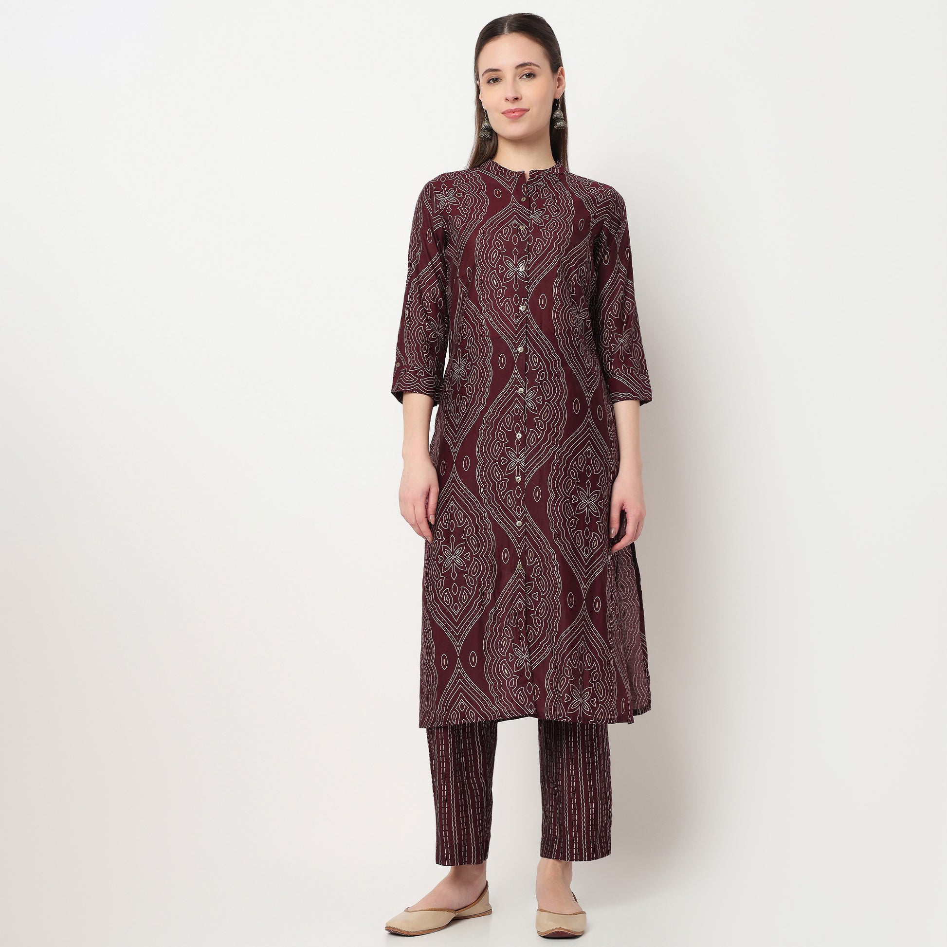 Printed Kurta with Pant Set
