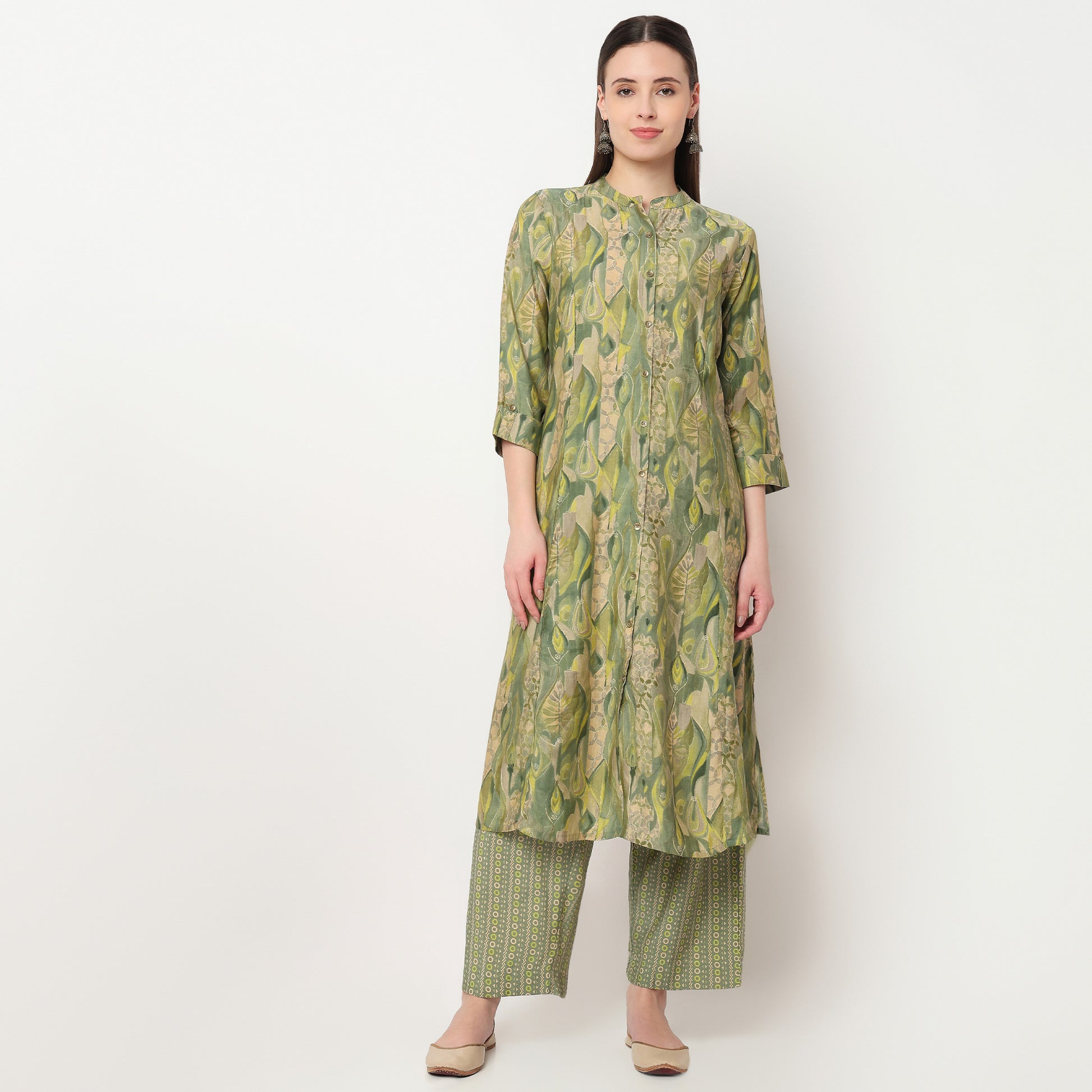 Printed Kurta and Pant Set