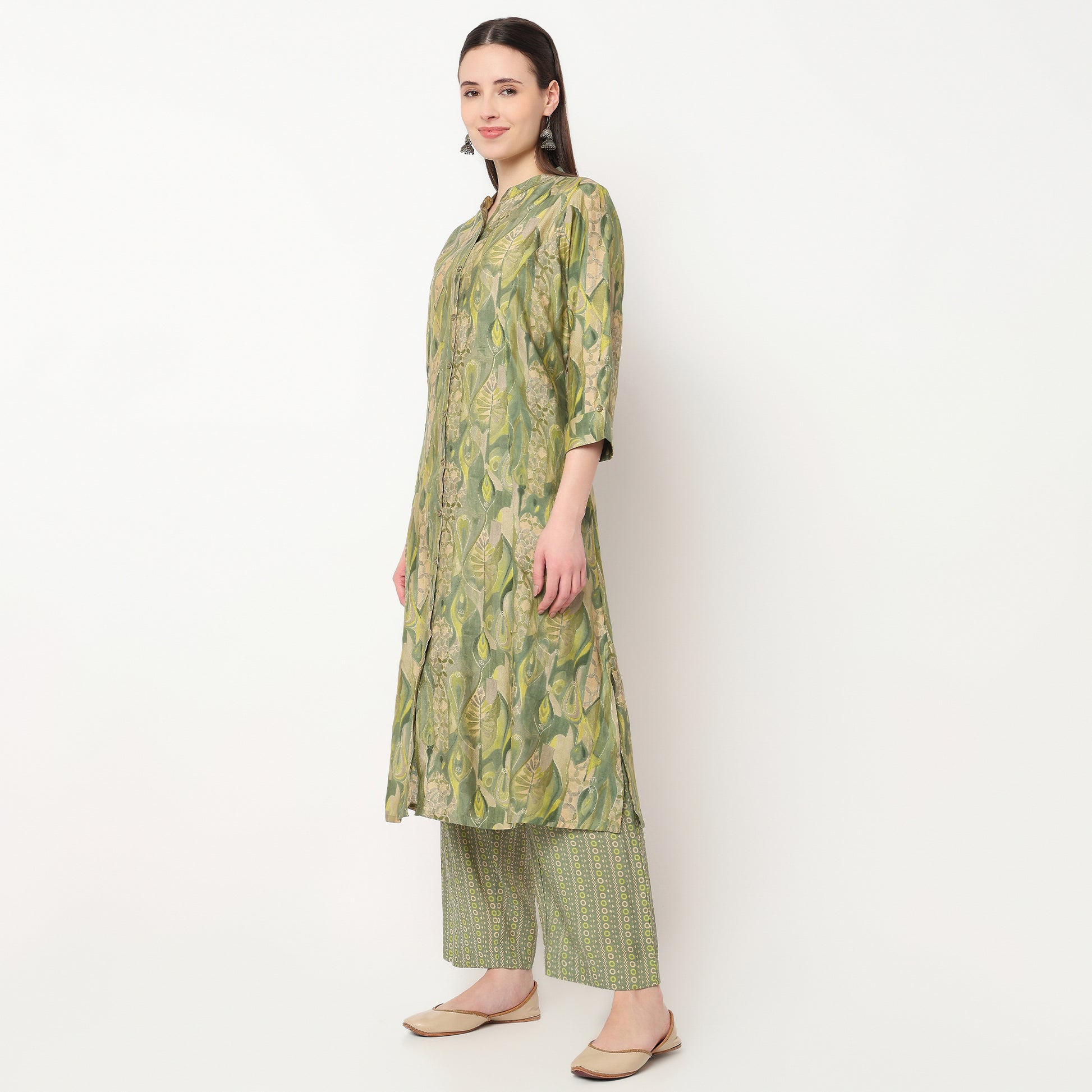 Printed Kurta and Pant Set