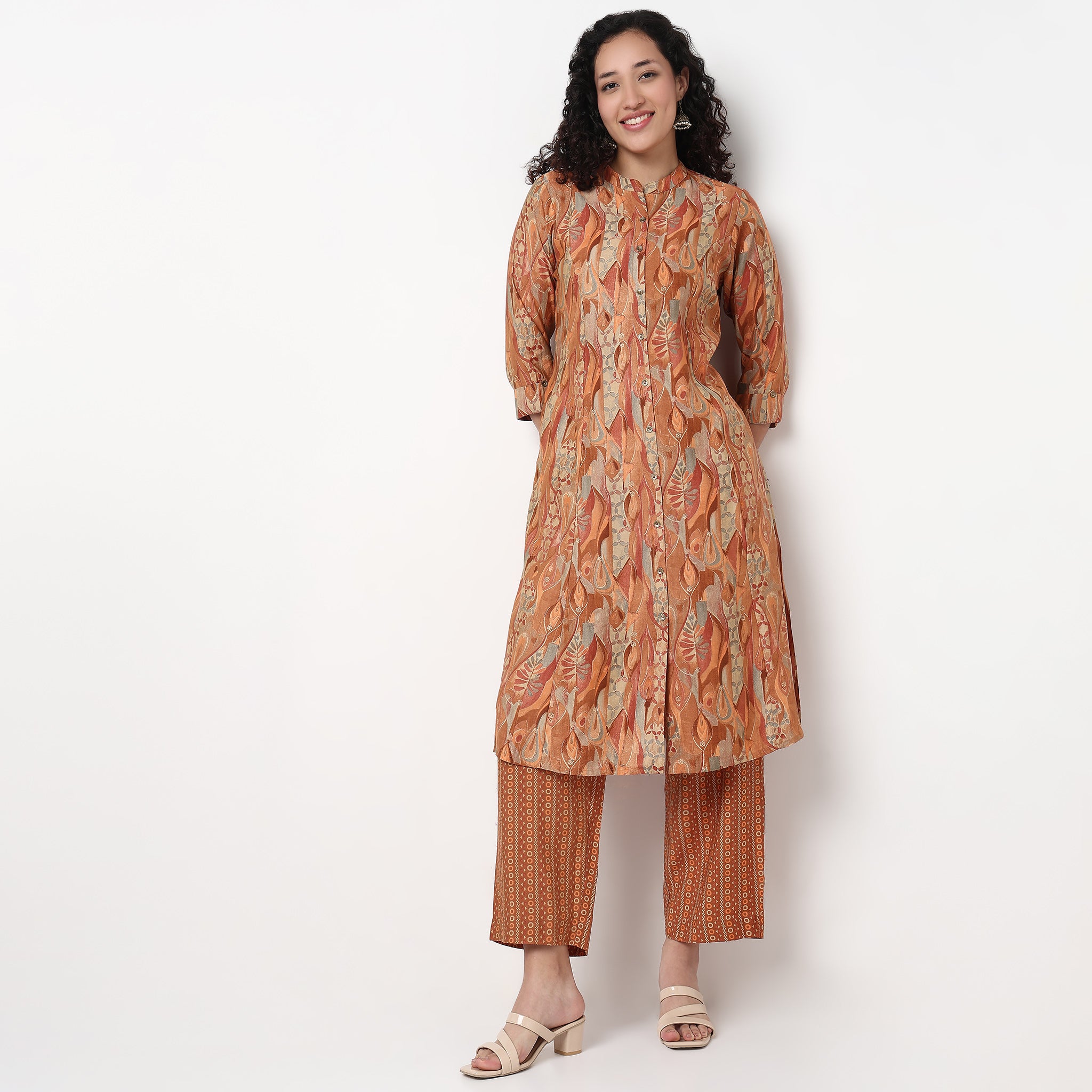 Printed Kurta and Pant Set