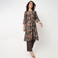 V-Neck Printed Kurta with Pant Sets