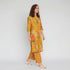 Viscose Muslin Printed Three-Fourth Sleeve Kurta with Pant Set