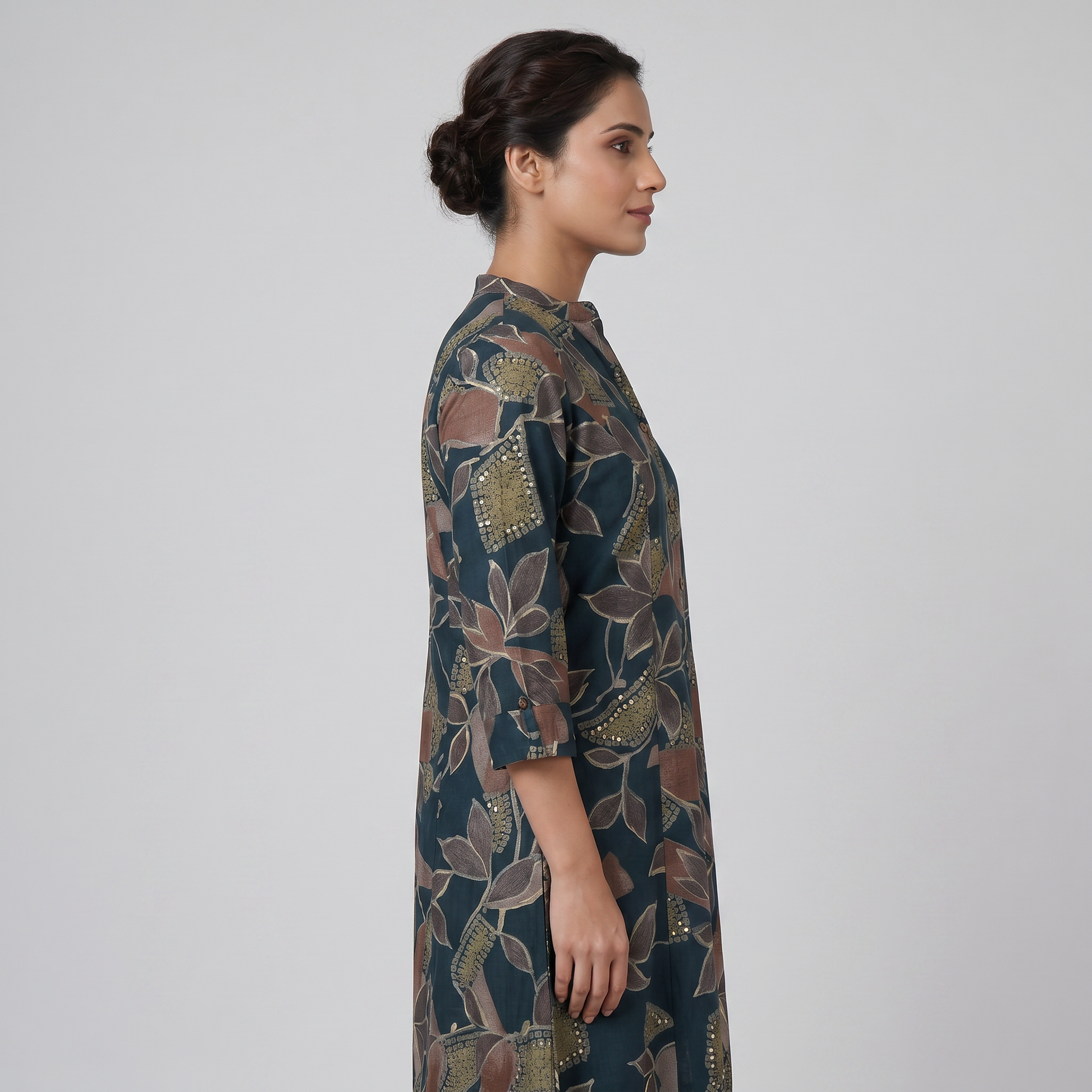 Printed Straight Kurta with Pant Set