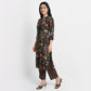 Printed Band Neck Ethnic Sets