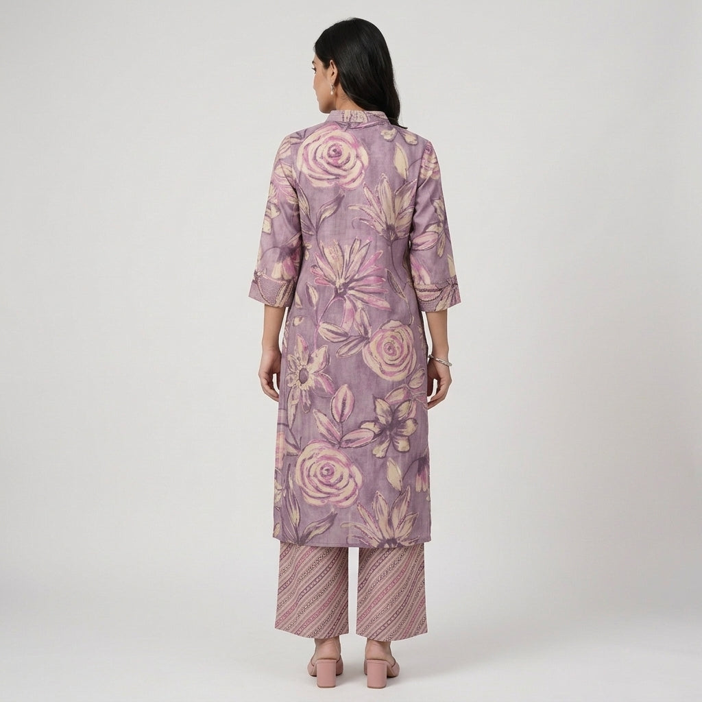 Printed Kurta Pant Set