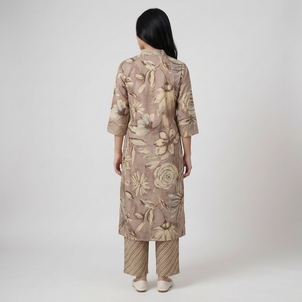 Printed Kurta Pant Set