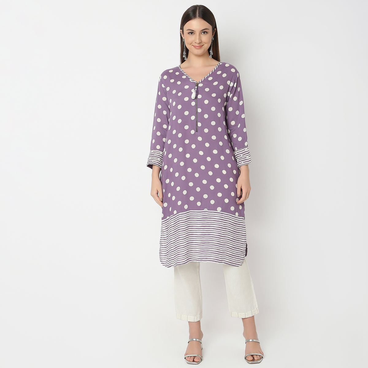 Straight Fit Printed Kurta