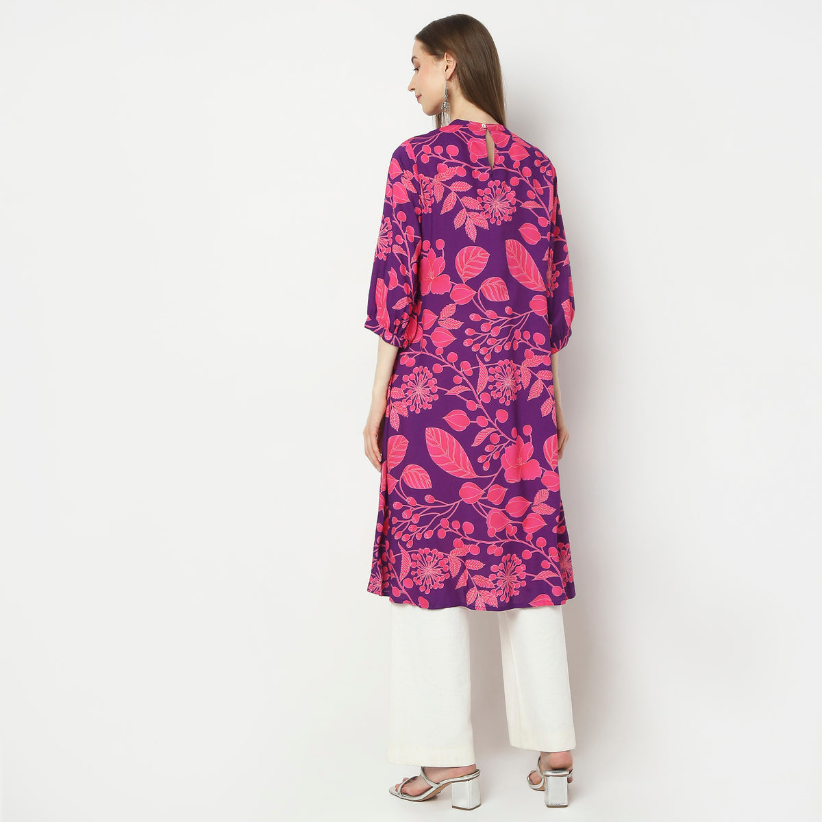 Flare Fit Printed Kurta