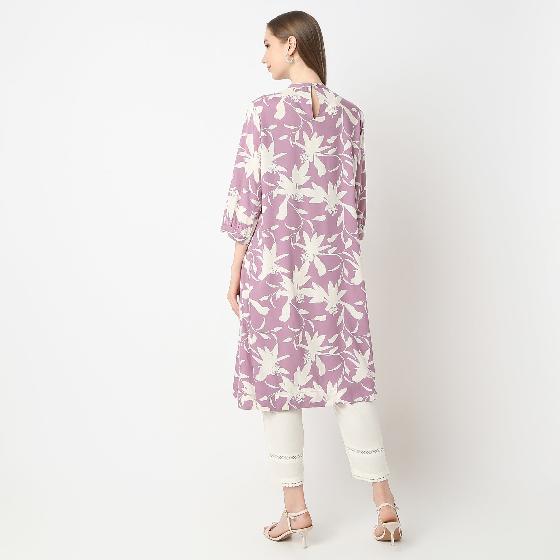 Flare Fit Printed Kurta