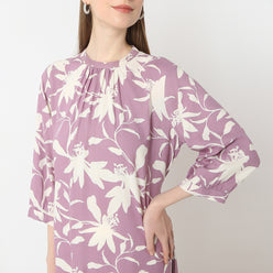 Flare Fit Printed Kurta