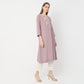 Flare Fit Embroidered Kurta
