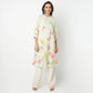 Flare Fit Printed Band Neck Kurta