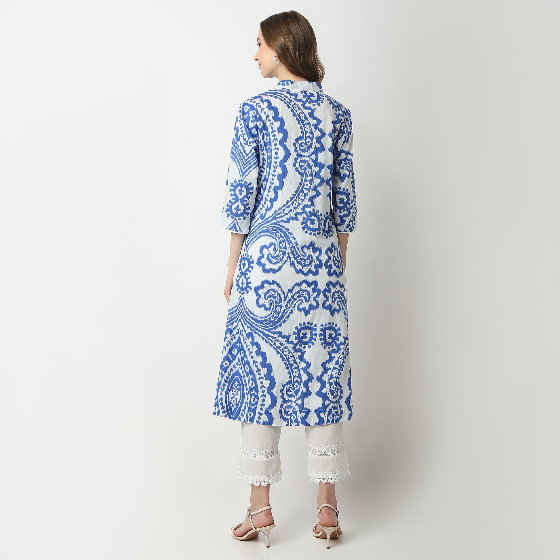 Flare Fit Printed Kurta