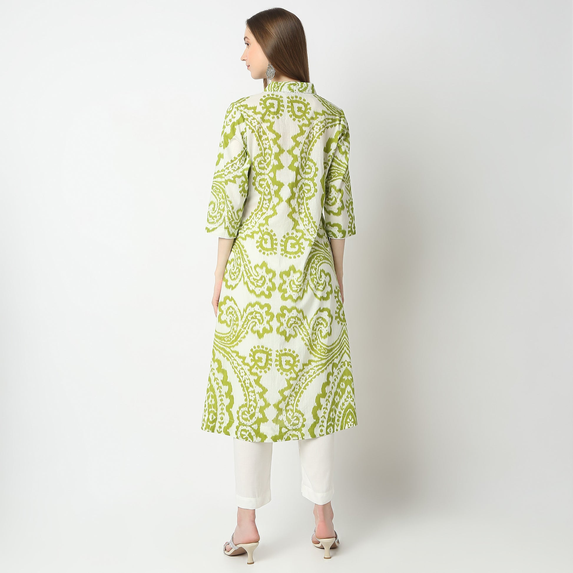 Flare Fit Printed Kurta