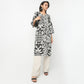 Flare Fit Printed V-Neck Kurta