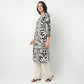Flare Fit Printed V-Neck Kurta